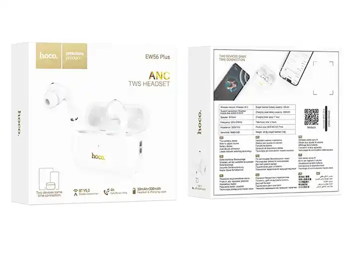 Hoco EW56 Plus ANC True Wireless Earbuds